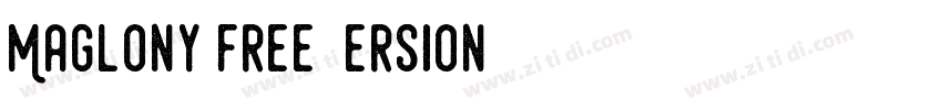 Maglony free Version字体转换